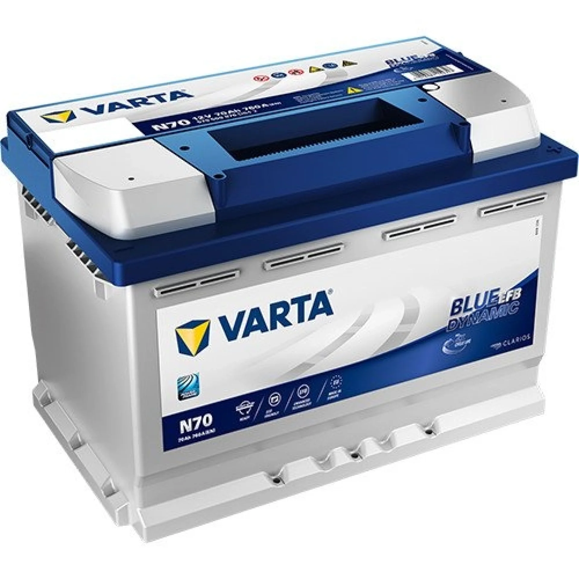 Varta+Blue+Dynamic+70Ah+570+500+076+EFB