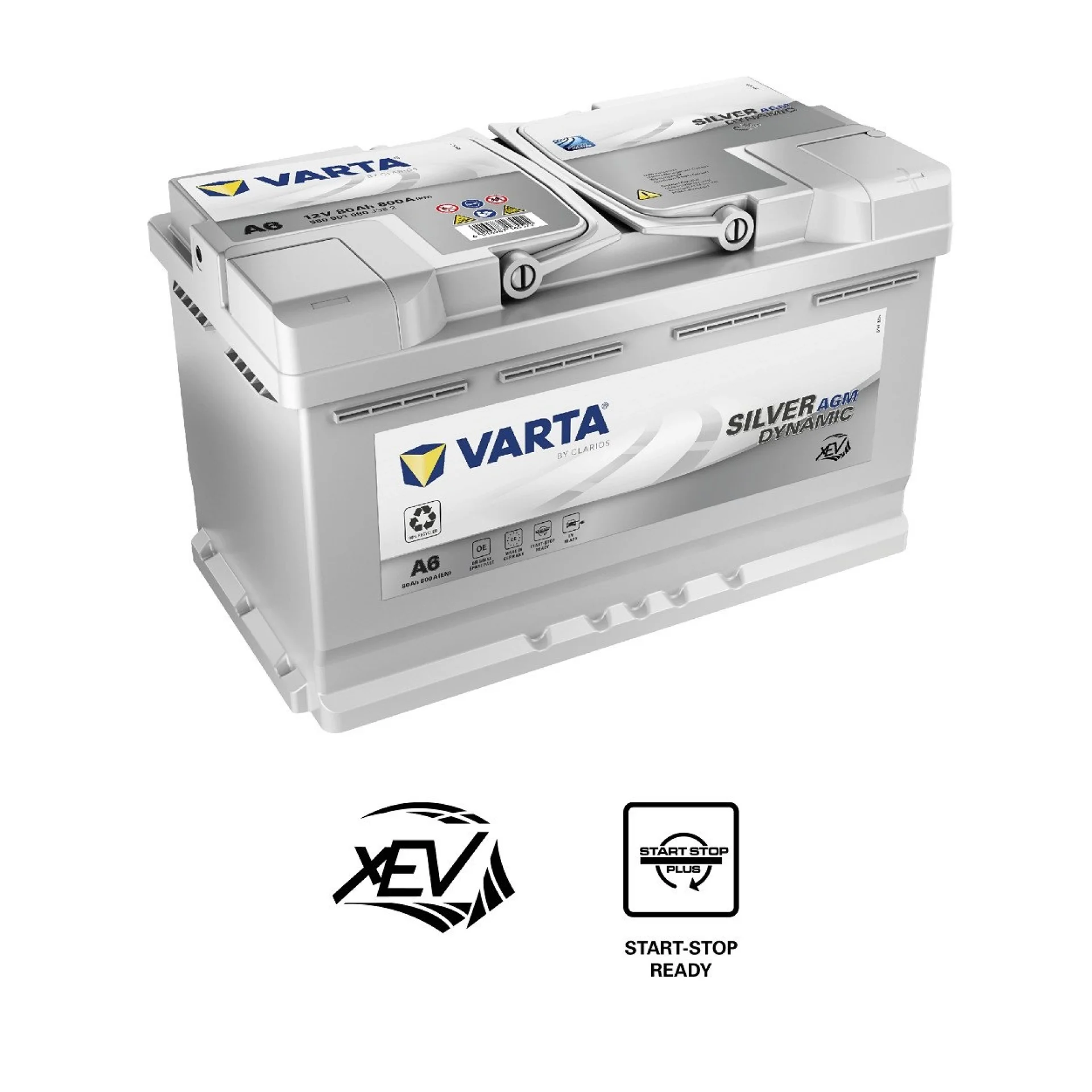 Varta+Silver+Dynamic+80Ah+560+901+080+AGM+%28VRLA%29